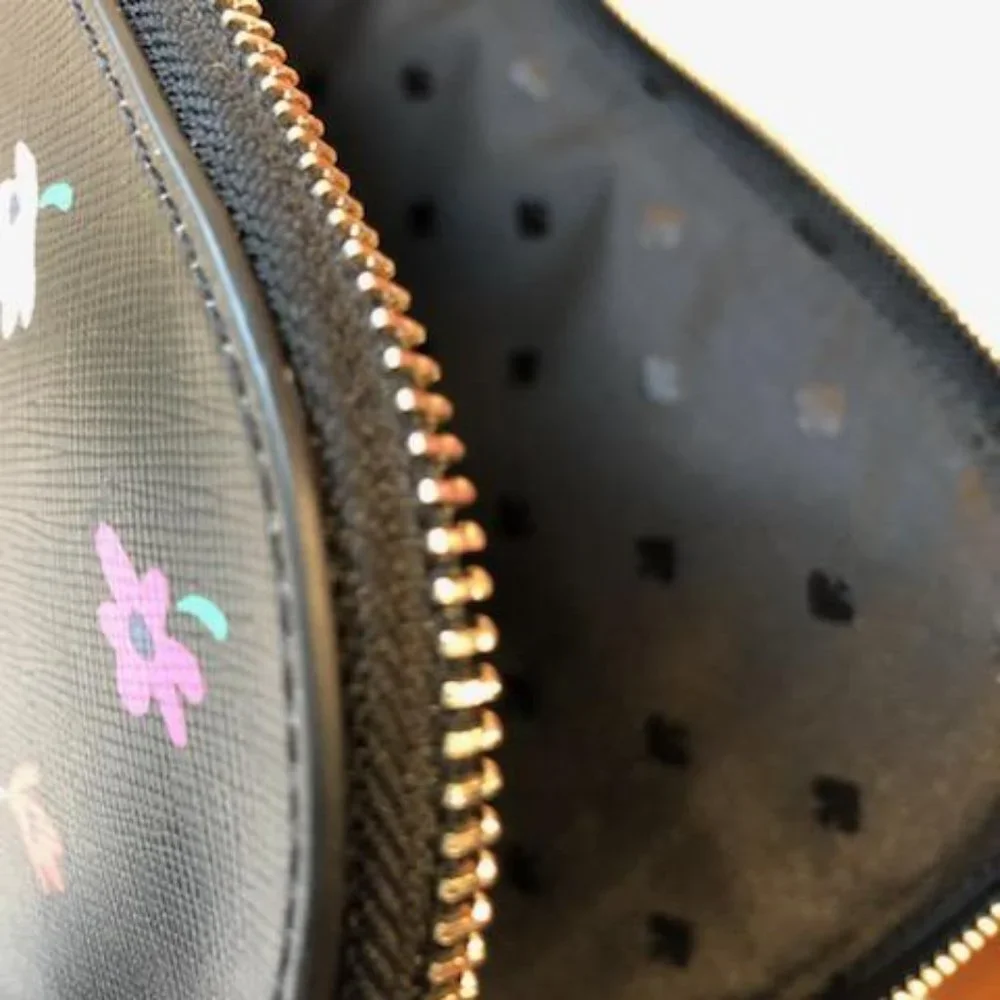 Kate Spade Black w/ Floral Laptop Sleeve
